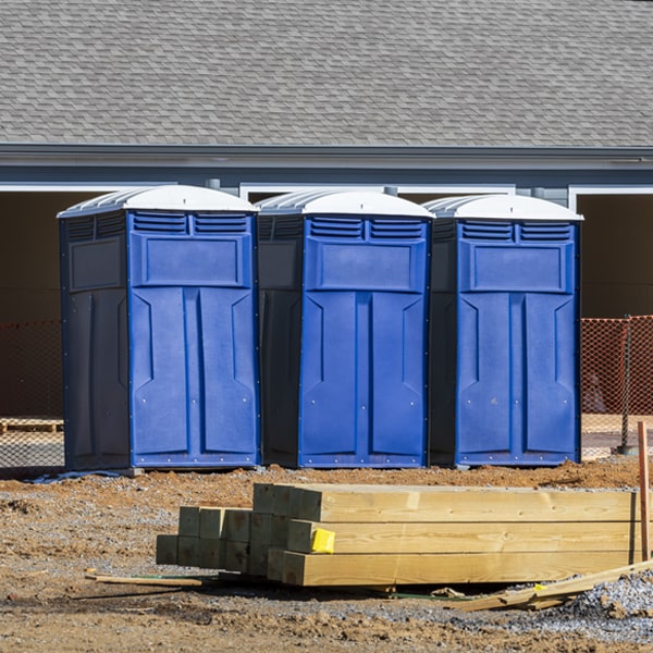 how do you ensure the portable restrooms are secure and safe from vandalism during an event in Red Creek NY